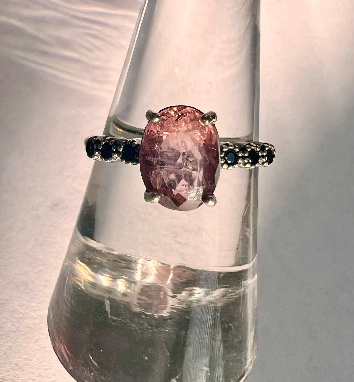 Vintage Strawberry Quartz Ring