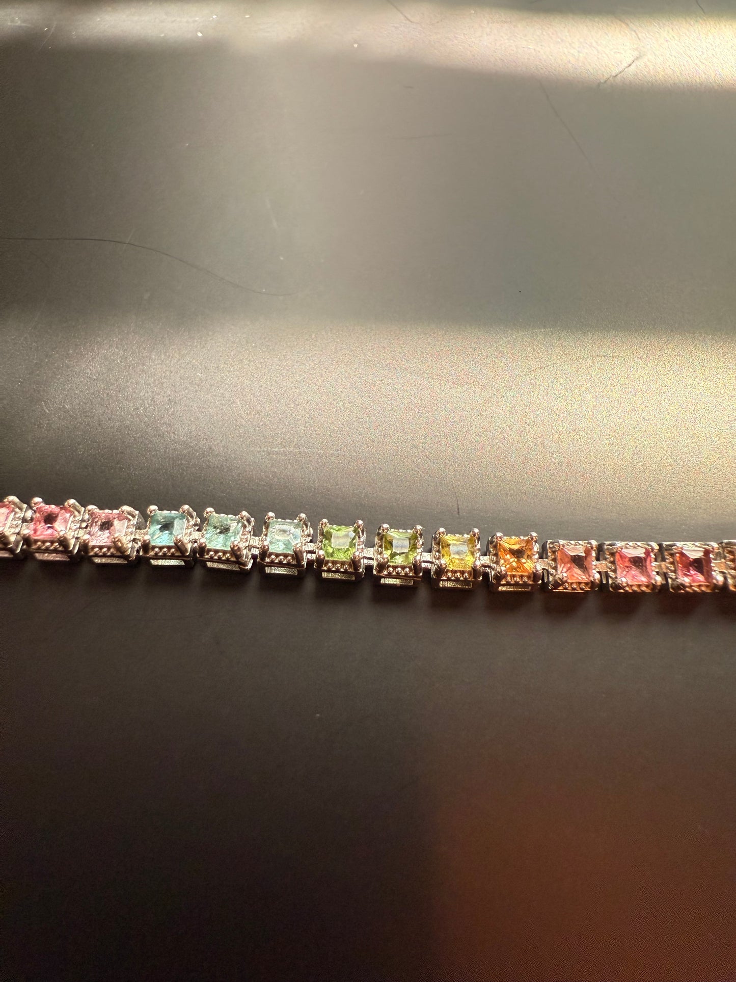 Tourmaline Tenis bracelet