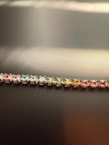 Tourmaline Tenis bracelet