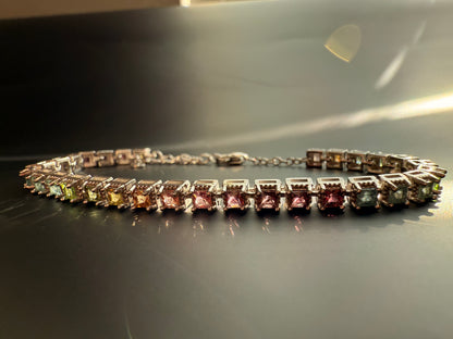 Tourmaline Tenis bracelet