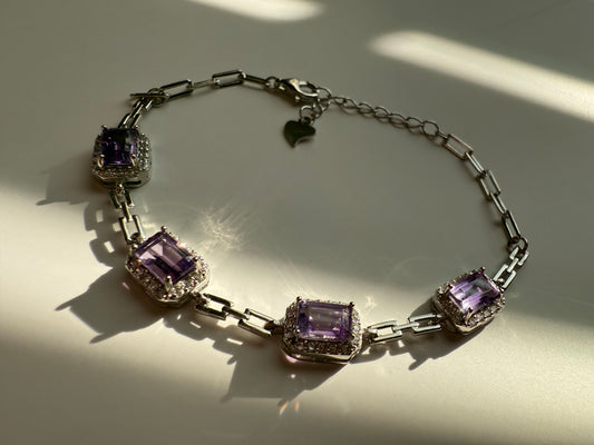 Purple Amethyst bracelet