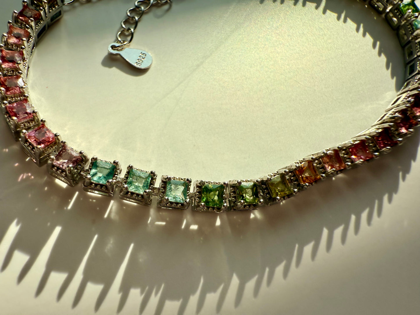 Tourmaline Tenis bracelet