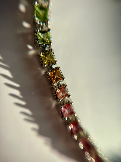 Tourmaline Tenis bracelet
