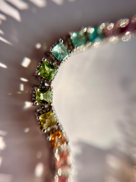 Tourmaline Tenis bracelet